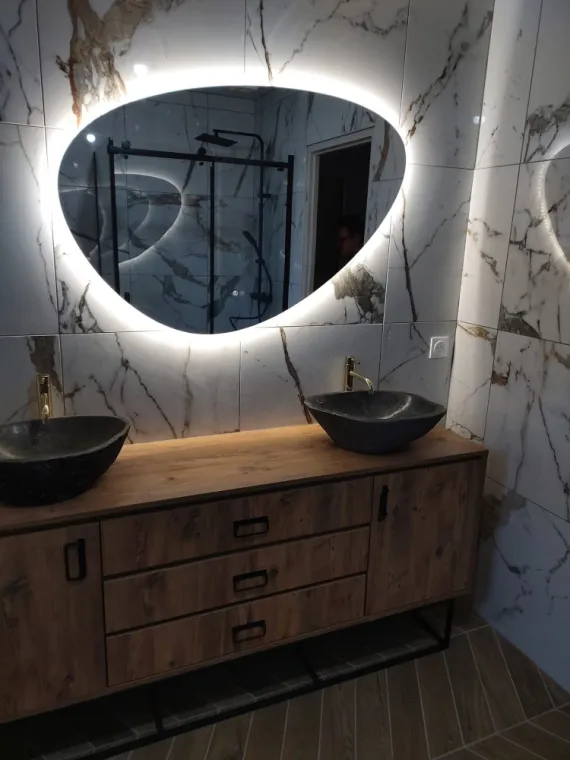 Rénovation de salle de bain plomberie et électricité à Attignat, Vandeins, B2G Electricité